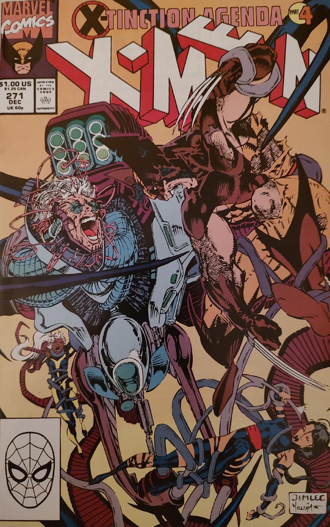 Uncanny X-Men #271 X-Tinction Agenda #4 of 9 Comic Book Cover