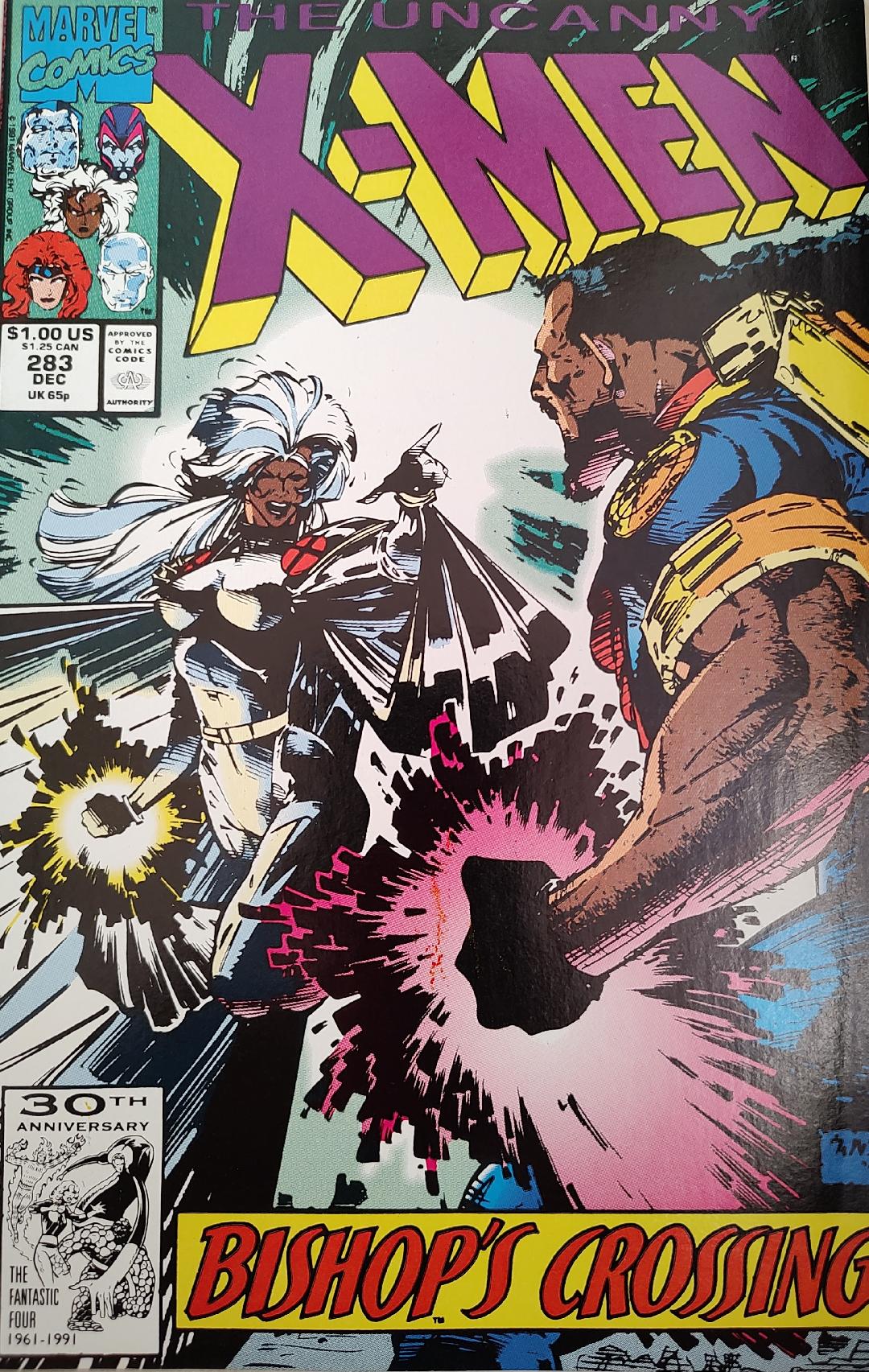 Uncanny X-Men #283 Comic Book Cover