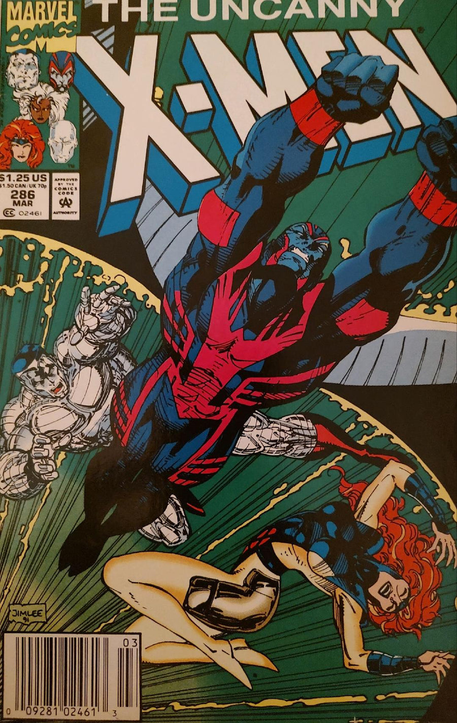 Uncanny X-Men #286 Comic Book Cover