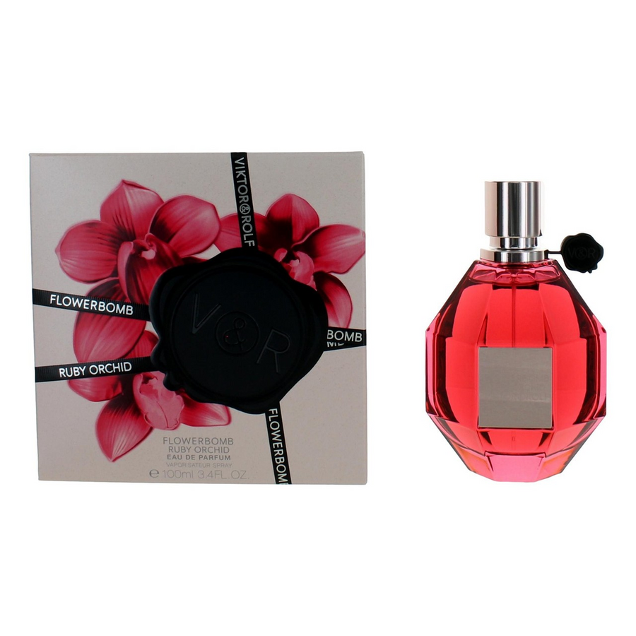 Flowerbomb Ruby Orchid by Viktor and Rolf, 3.4 oz EDP Spray for Women